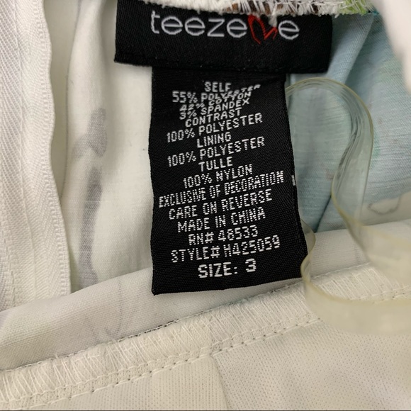 Y2K Teeze Me size 3 simi formal strapless dress - Picture 11 of 14